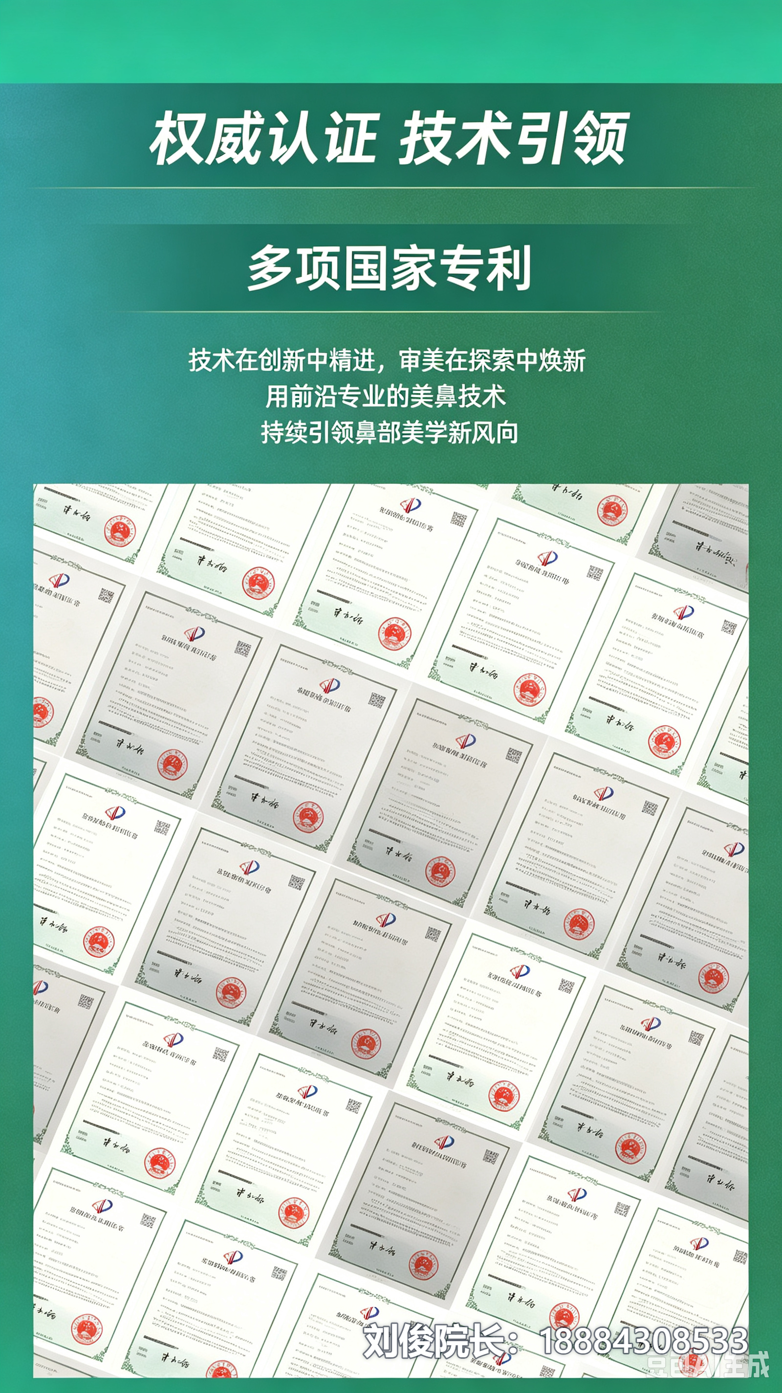 多项专利证明